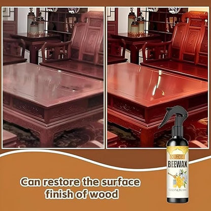 BeeWax Spray Brown Wooden Furniture Cleaner Floor Polishing Shiner(Pack of 2)