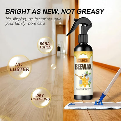BeeWax Spray Brown Wooden Furniture Cleaner Floor Polishing Shiner(Pack of 2)
